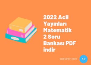 2022 Acil Yayınları Matematik 2 Soru Bankası PDF indir