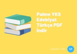 Palme YKS Edebiyat Türkçe PDF İndir