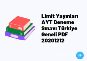 Limit Yayınları AYT Deneme Sınavı Türkiye Geneli PDF – 20201212