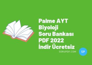 Palme AYT Biyoloji Soru Bankası PDF 2022 İndir Ücretsiz