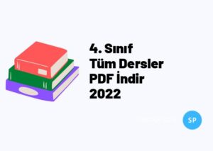 4. Sınıf Tüm Dersler PDF İndir 2022