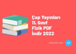 Çap Yayınları 11. Sınıf Fizik PDF İndir 2022