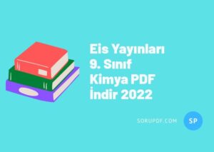 Eis Yayınları 9. Sınıf Kimya PDF İndir 2022