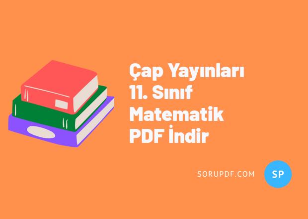 Çap Yayınları 11. Sınıf Matematik PDF İndir