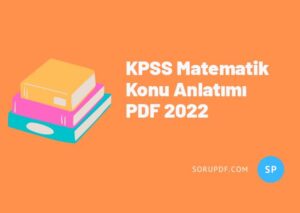 KPSS Matematik Konu Anlatımı PDF 2022