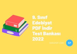 9. Sınıf Edebiyat PDF İndir Test Bankası 2023