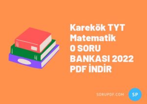 Karekök TYT Matematik 0 SORU BANKASI 2023 PDF İNDİR